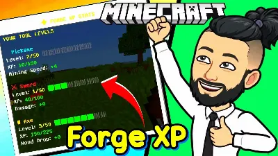 Forge XP: Tool Leveling & RPG Stats Mod / Addon thumbnail