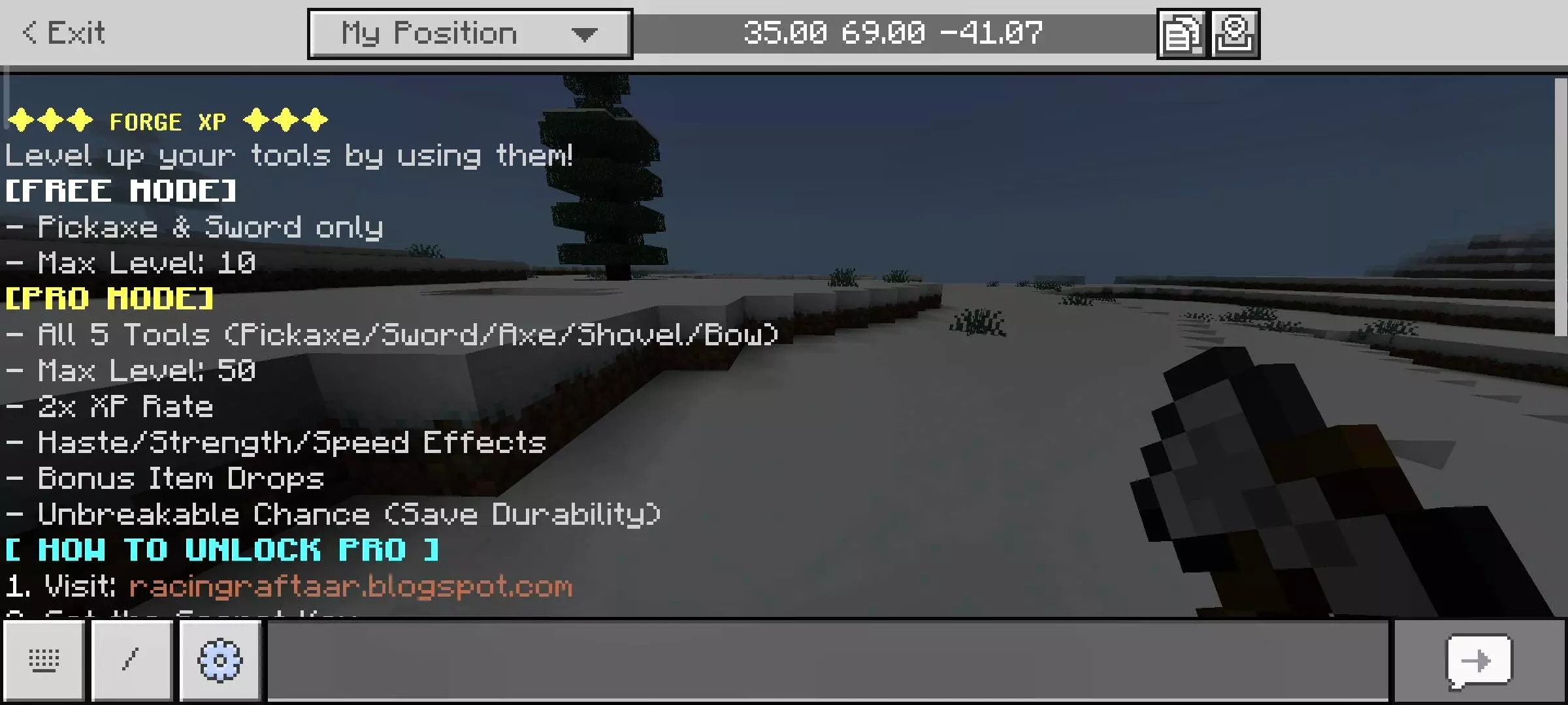 Forge XP: Tool Leveling & RPG Stats Mod / Addon screenshot 3
