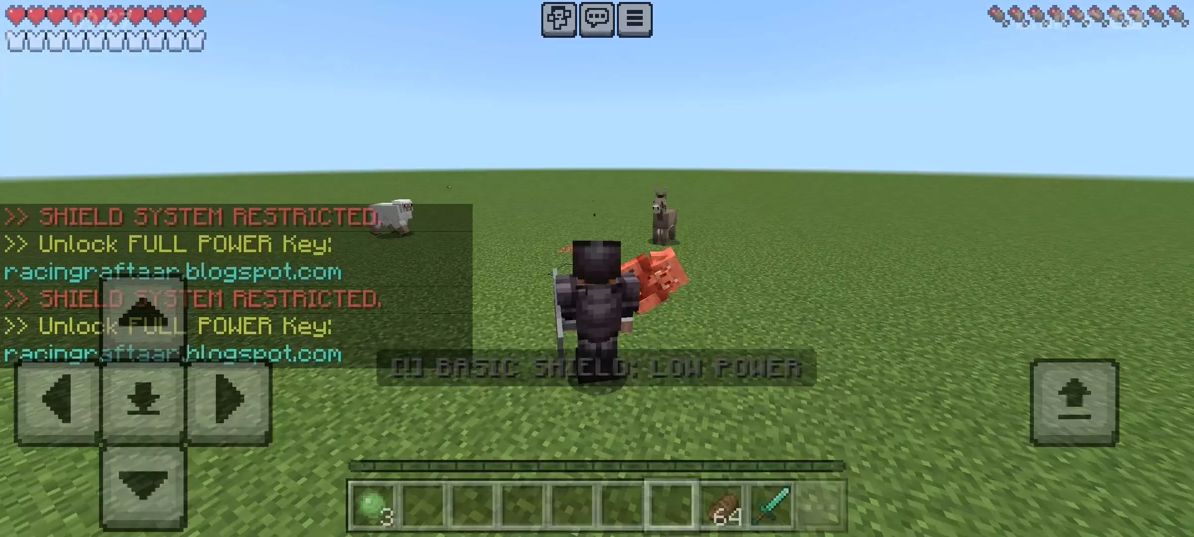 RR Titan Shield (Super Knockback & Aura) Mod / Addon screenshot 3