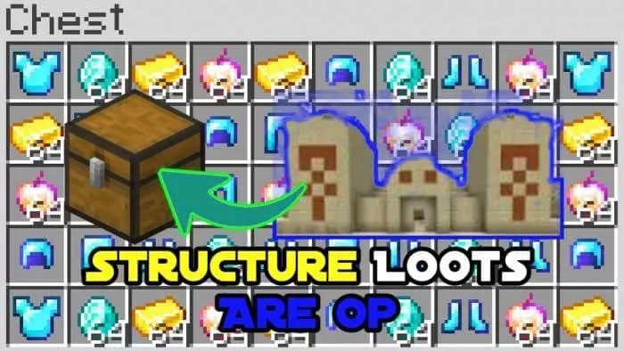 Structures Loots Are OP || OP Chests Mod / Addon thumbnail