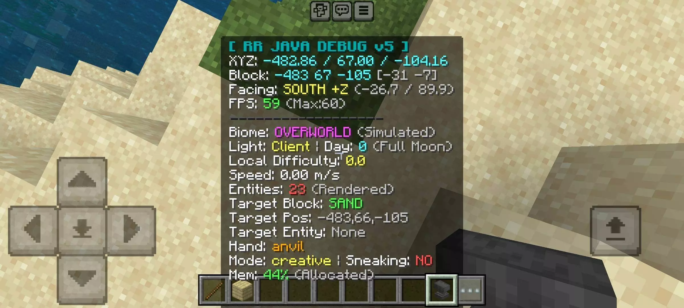 Debug Screen Ultimate: Java F3 HUD Mod / Addon screenshot 2