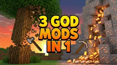RR Trinity Miner: Vein Miner + Tree Capitator + Auto Smelt Mod / Addon thumbnail