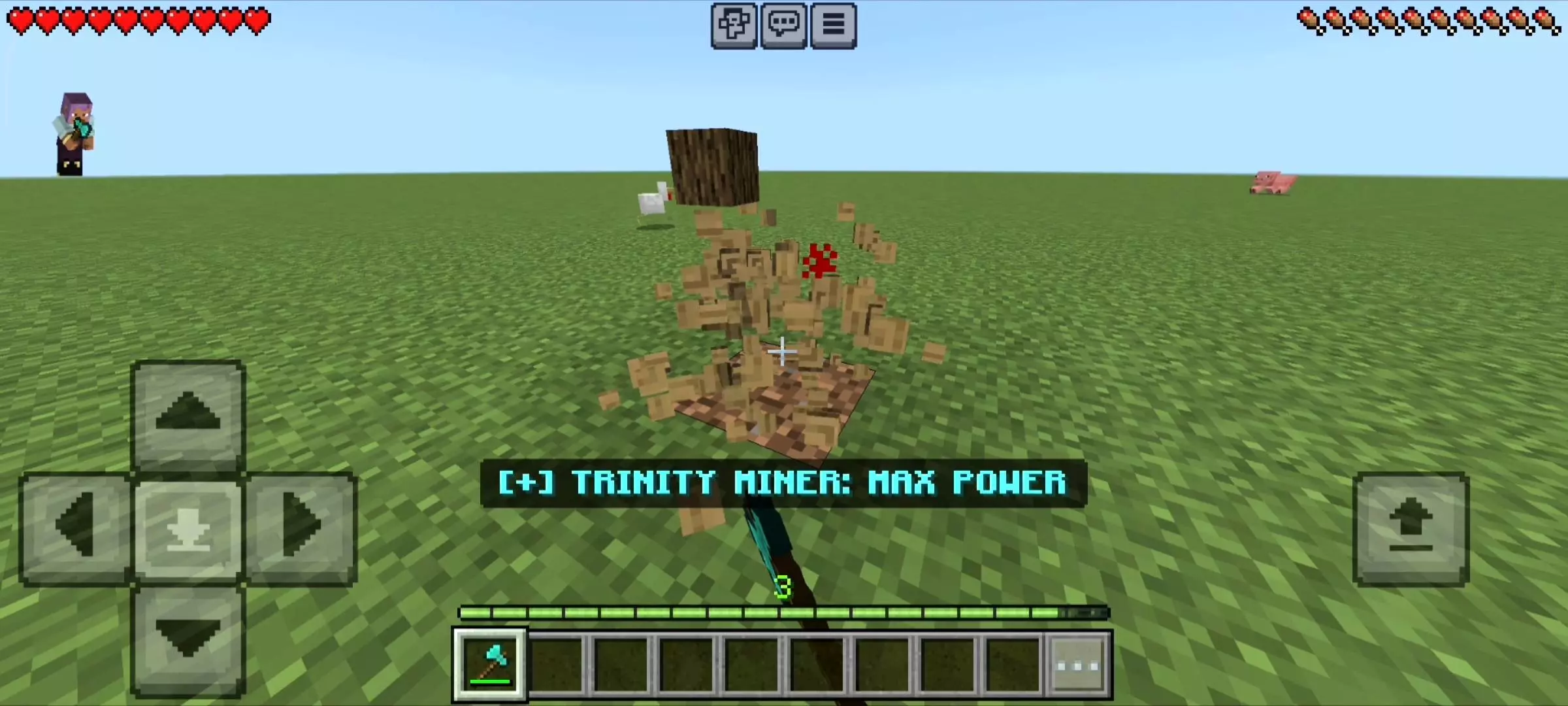 RR Trinity Miner: Vein Miner + Tree Capitator + Auto Smelt Mod / Addon screenshot 4