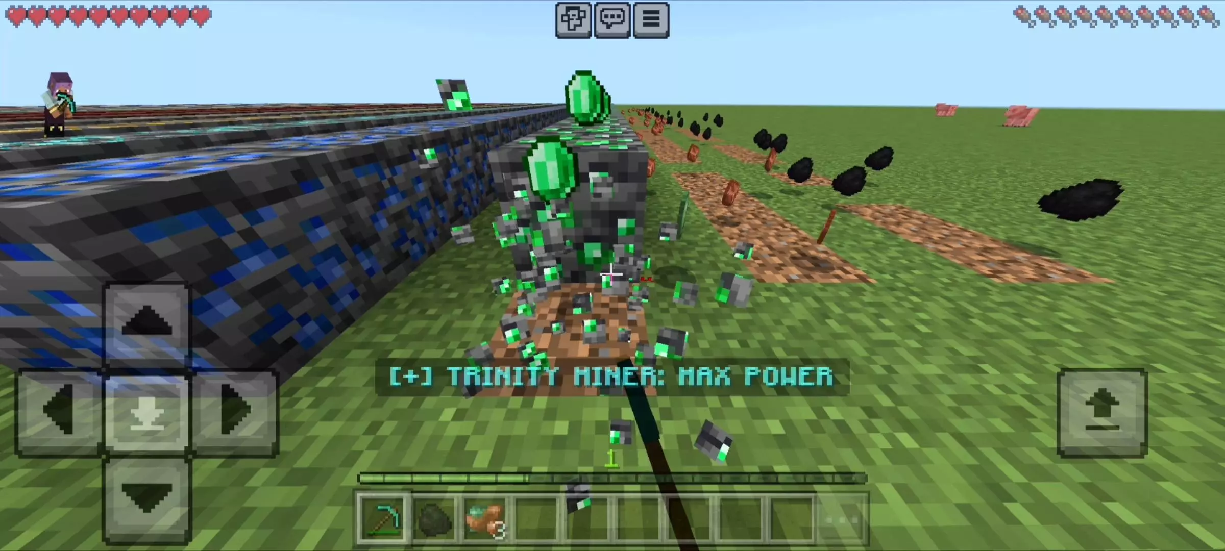 RR Trinity Miner: Vein Miner + Tree Capitator + Auto Smelt Mod / Addon screenshot 5