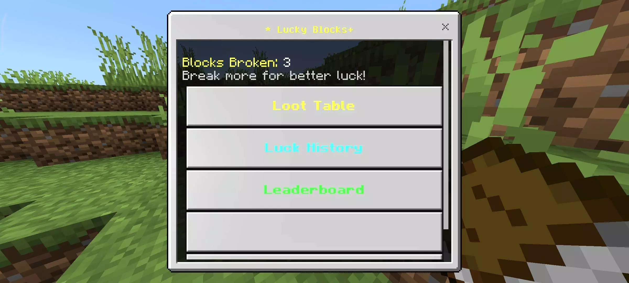 Lucky Blocks+ Addon: 35 Random Rewards Mod / Addon screenshot 5