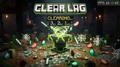 Clear Lag Addon: Auto Entity Cleaner & Optimizer Mod / Addon thumbnail