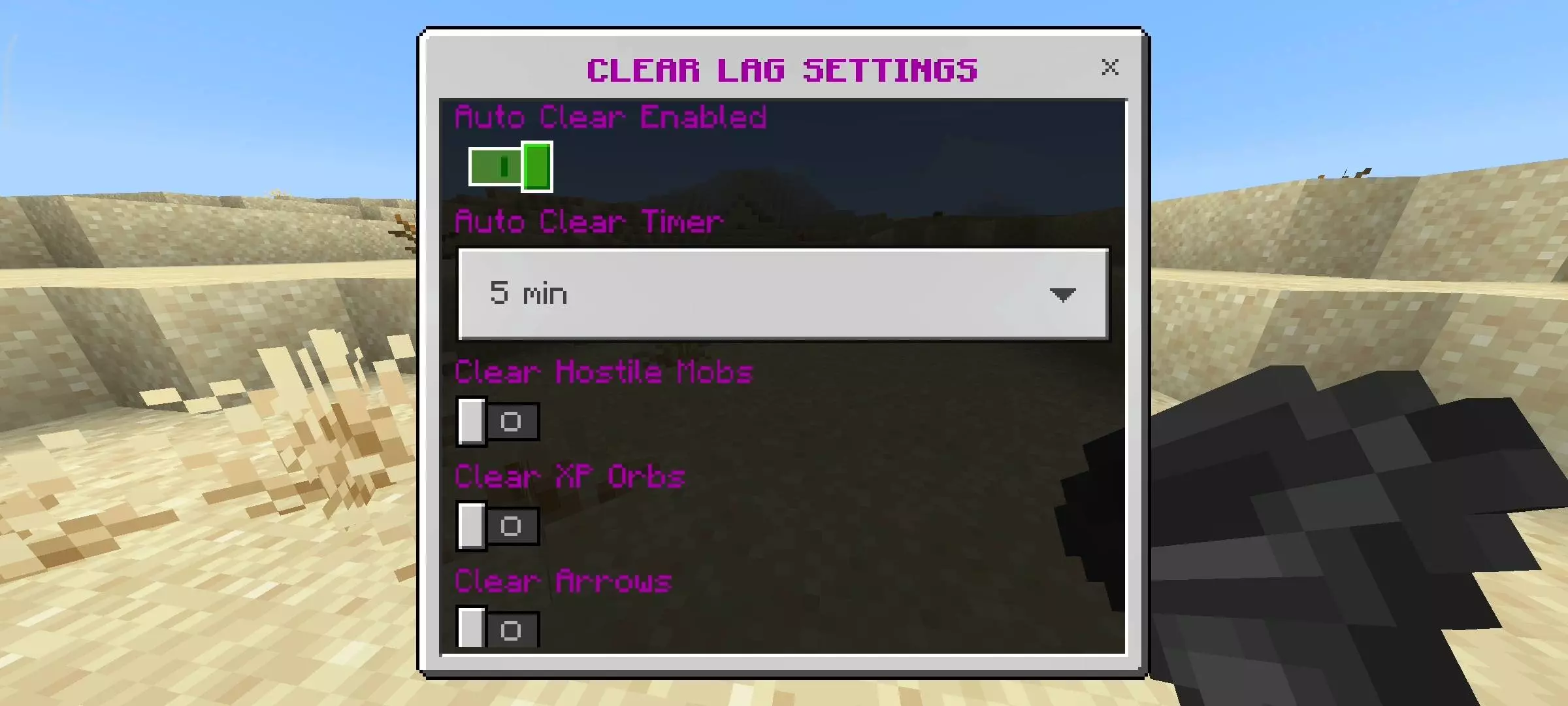 Clear Lag Addon: Auto Entity Cleaner & Optimizer Mod / Addon screenshot 5
