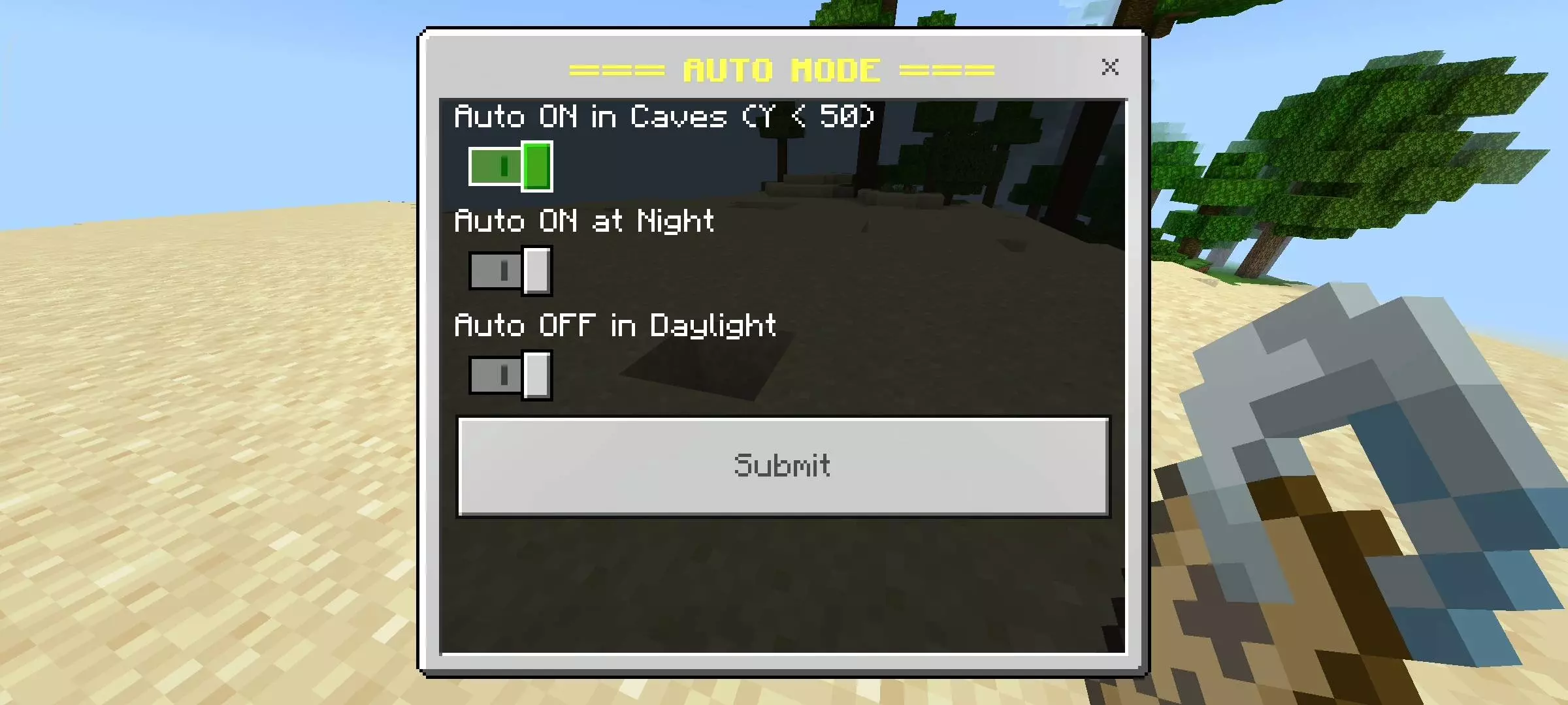Night Vision Toggle Addon: Permanent & Auto Modes Mod / Addon screenshot 5