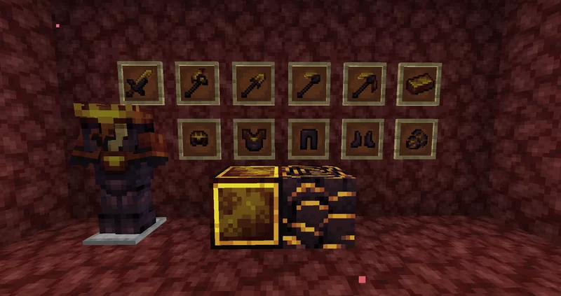 Royal Netherite – Addon / Texture Pack screenshot 3