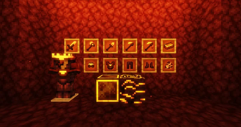 Royal Netherite – Addon / Texture Pack screenshot 5