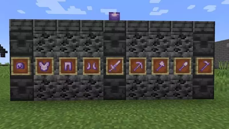 Netherite to Amethyst – Addon / Texture Pack screenshot 2