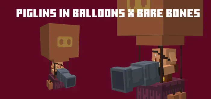 Piglins in Balloons – Addon / Texture Pack screenshot 2