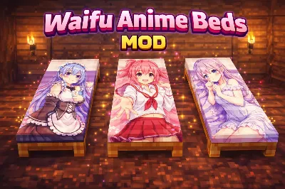 Waifu Anime Beds – Addon / Texture Pack thumbnail