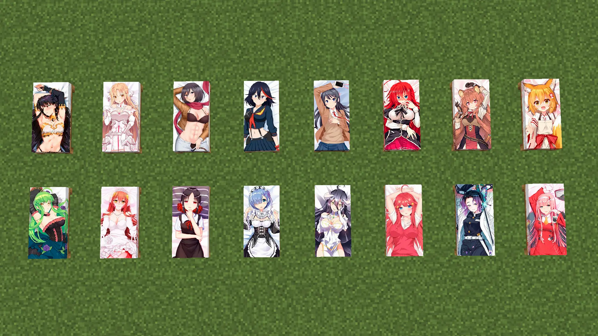 Waifu Anime Beds – Addon / Texture Pack screenshot 2