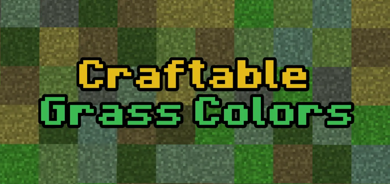 Craftable Grass Colors Mod / Addon thumbnail