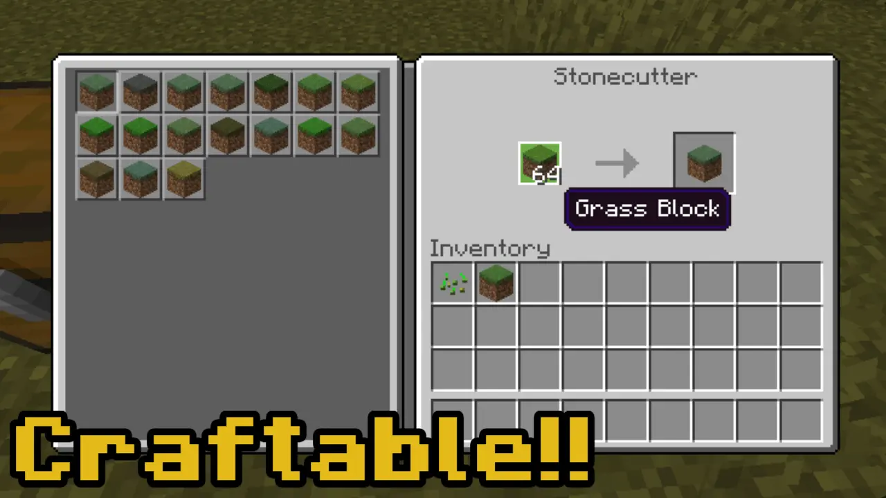 Craftable Grass Colors Mod / Addon screenshot 4