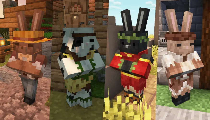 Rabbit Villagers – Addon / Texture Pack screenshot 2