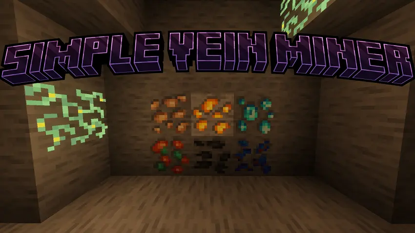 Simple Vein Miner Mod / Addon thumbnail