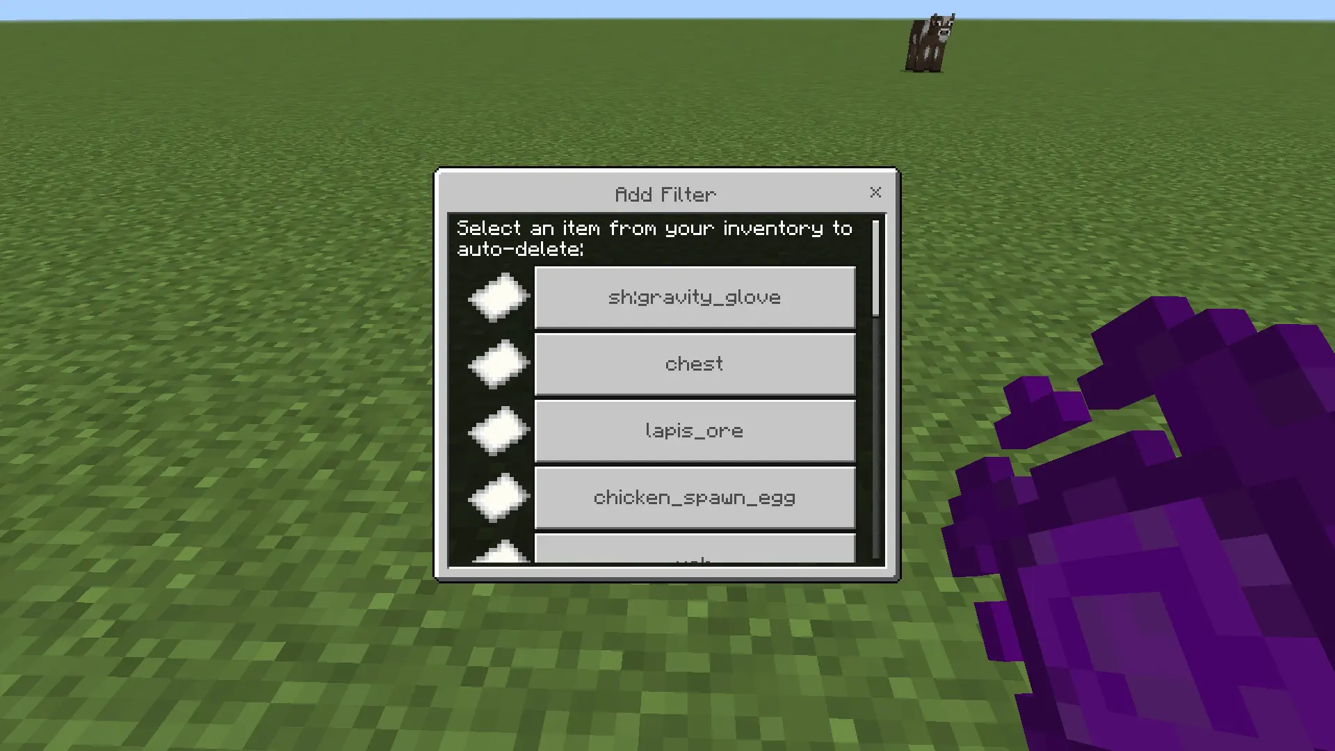 Void BaG "transfer trash to xp" Mod / Addon screenshot 2