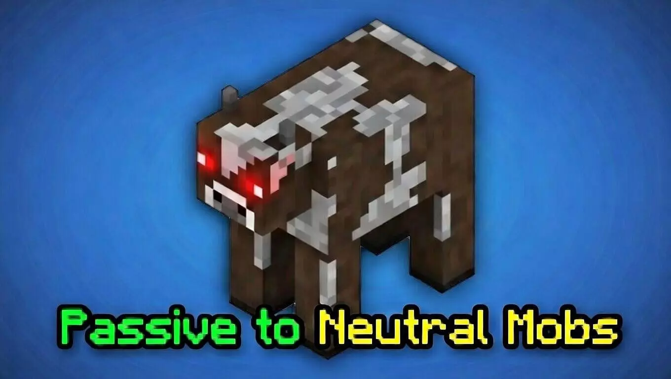 Passive to Neutral Mobs Mod / Addon thumbnail