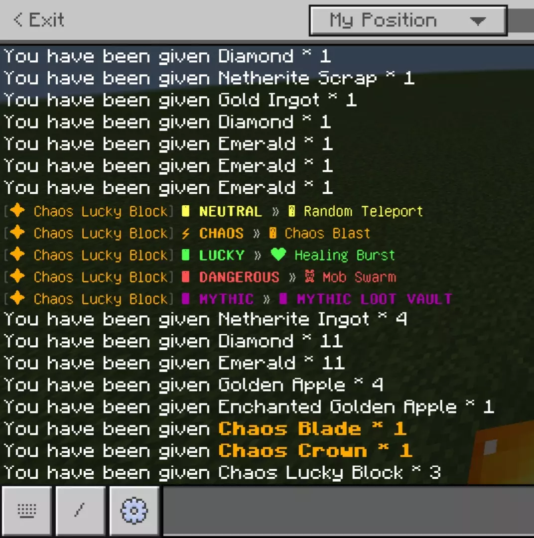 Chaos Lucky Block Mod / Addon pic 5