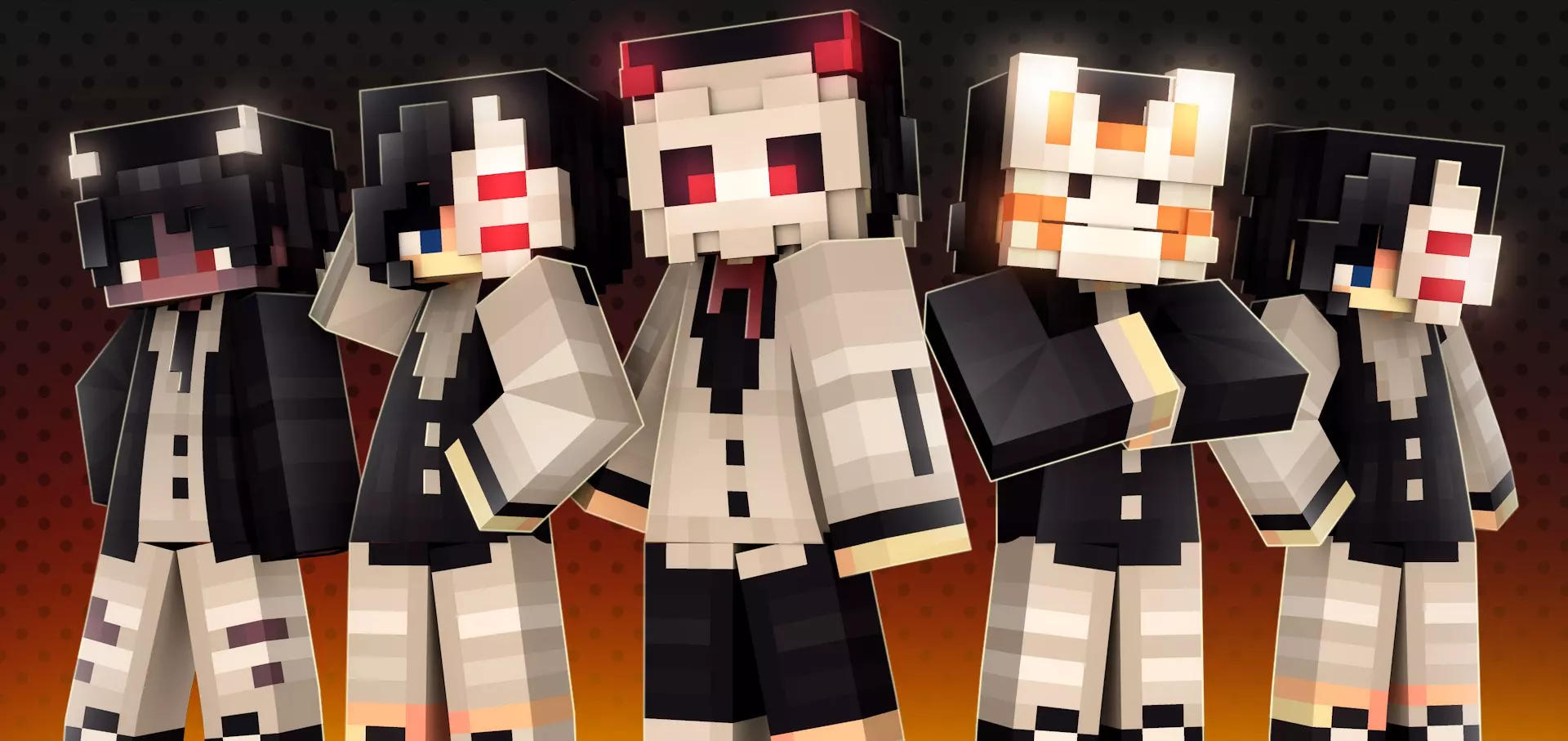 Dark Suits Fashion Skin Pack pic 3