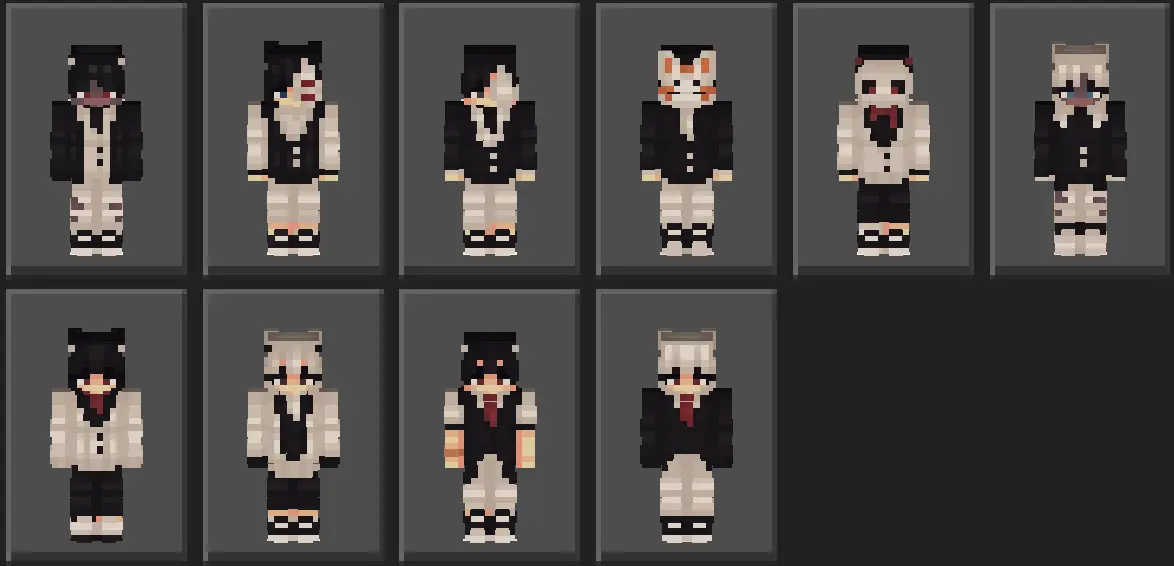 Dark Suits Fashion Skin Pack pic 4