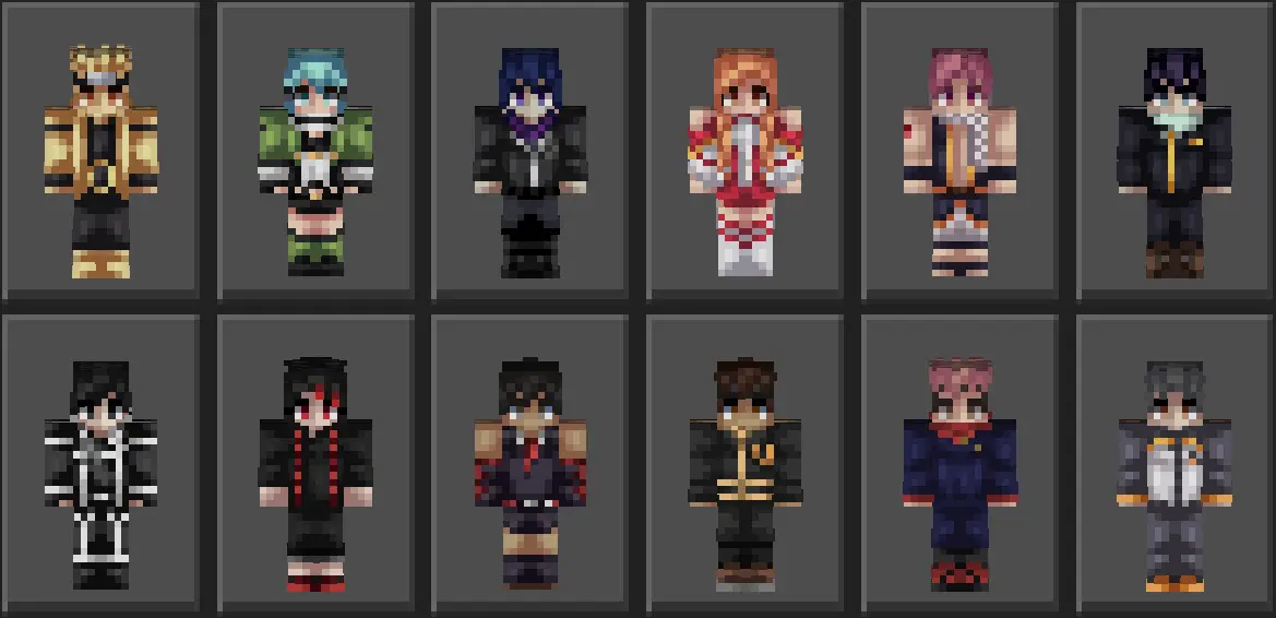 Anime Celebrities – Skin Pack pic 4