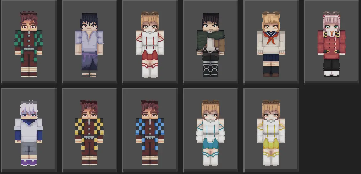 Anime Stars HD Skin Pack pic 2
