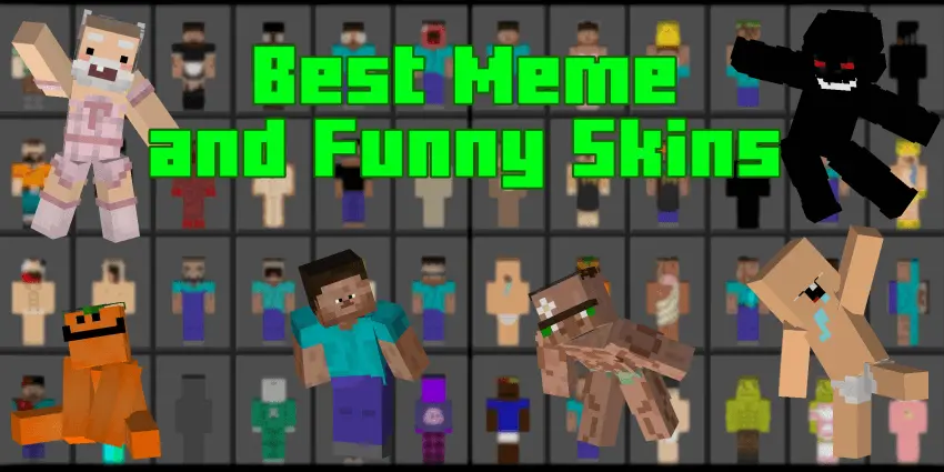 Best Meme & Funny Skins to troll your friends Skin Pack thumbnail