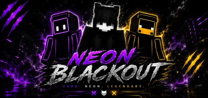 Neon Blackout Skin Pack pic 1