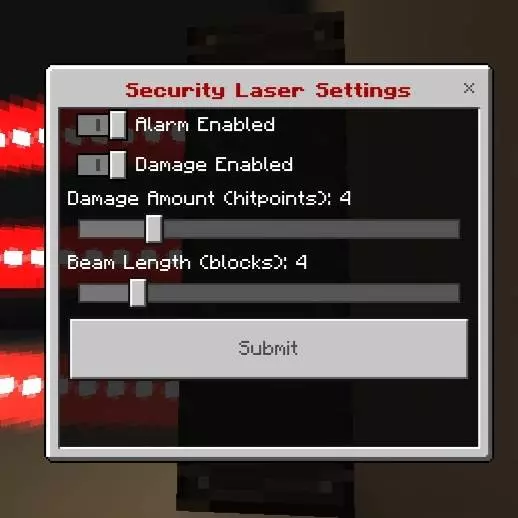 Security Laser Addon screenshot