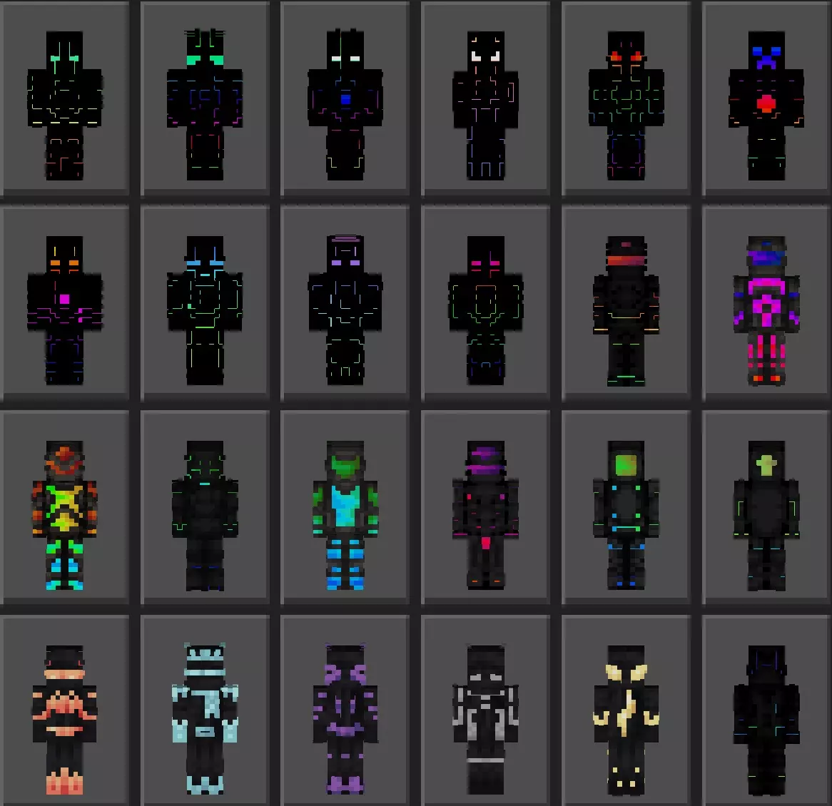 Neon Cyber Glow - Skin Pack pic 4