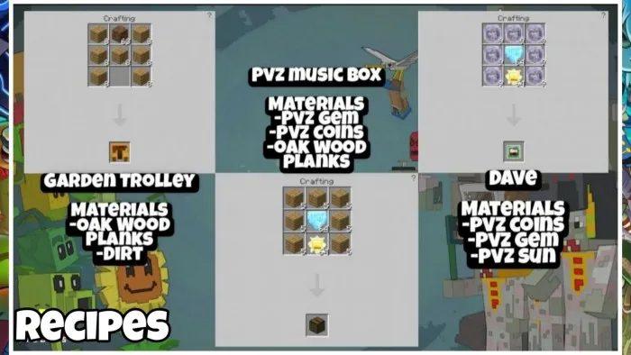 Plants vs Zombies 2: Bedrock Edition Addon screenshot