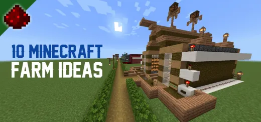 10 Minecraft Farm Ideas - Redstone Tutorial Map thumbnail