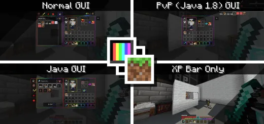 Animated RGB XP Bar + Classic Inventory GUI Addon thumbnail