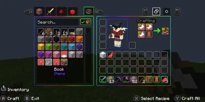 Animated RGB XP Bar + Classic Inventory GUI Addon screenshot