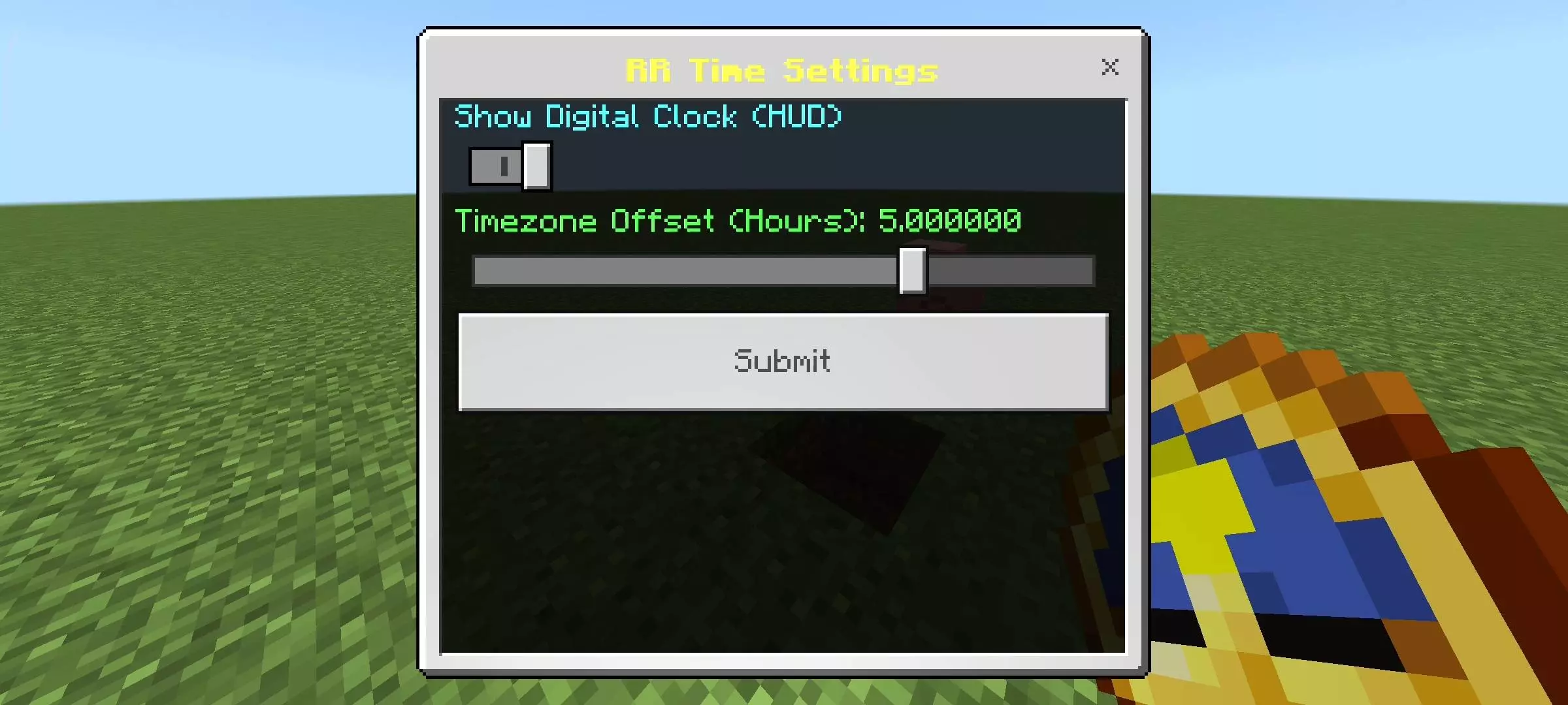 RR Real Time Addon: World Clock screenshot