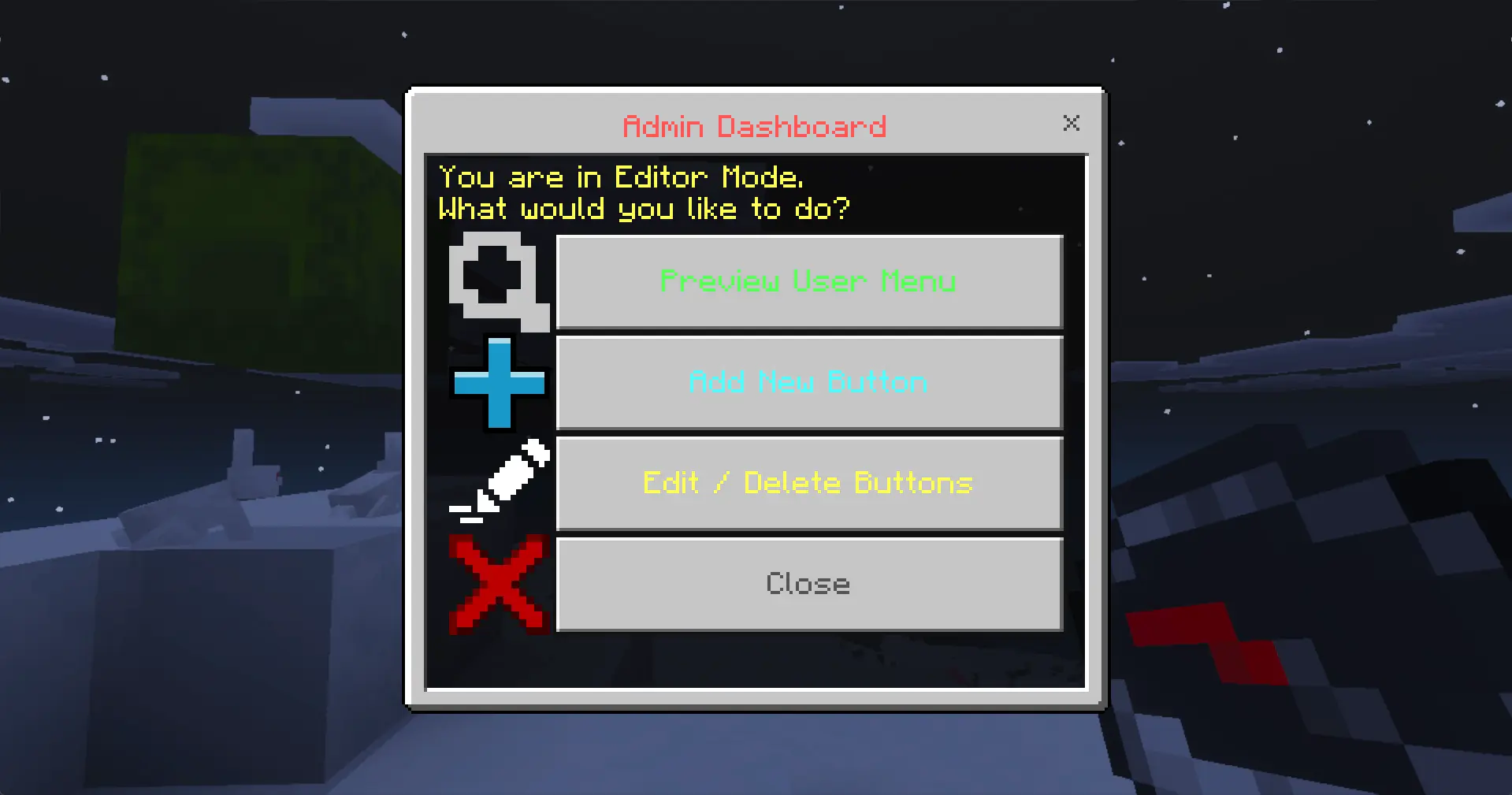 Ultimate Menu Builder Mod / Addon screenshot