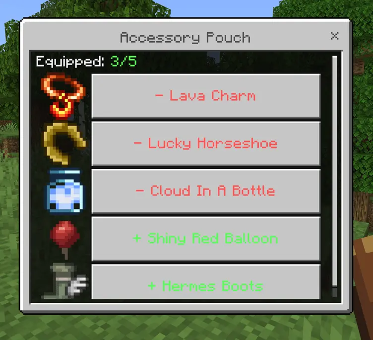 Cloud in a Bottle | Double Jump | Terraria Accessories Mod / Addon screenshot
