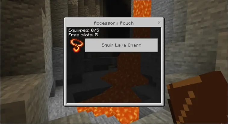 Lava Charm | Lava Immune | Terraria Accessories Mod / Addon screenshot