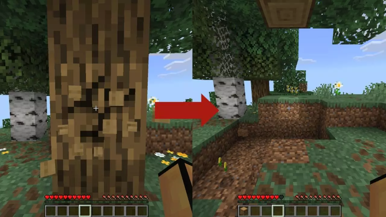 Every Block You Break Explodes Mod / Addon screenshot