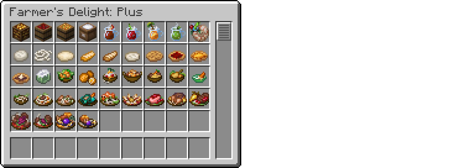 Farmer's Delight: Plus Bedrock Mod / Addon screenshot