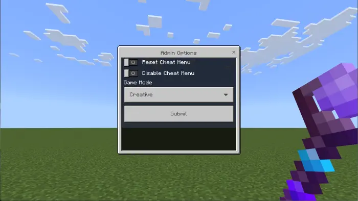Cheat Menu Mod / Addon screenshot