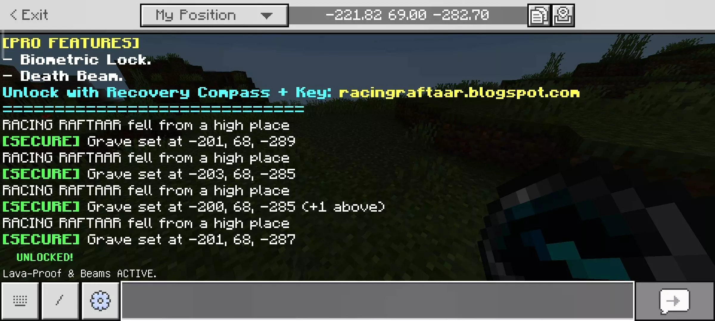 Soul Guard: Secure Death Grave & Anti-Loot Mod / Addon screenshot