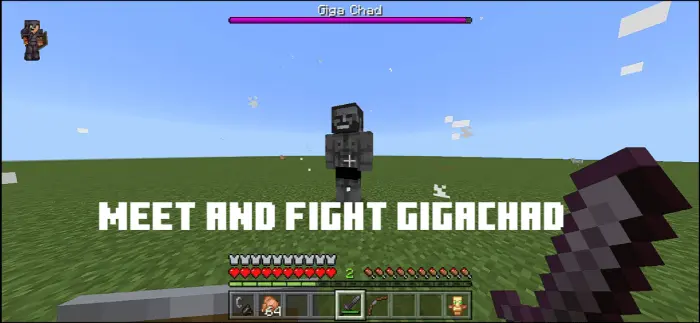 Gigachad PE Mod / Addon screenshot