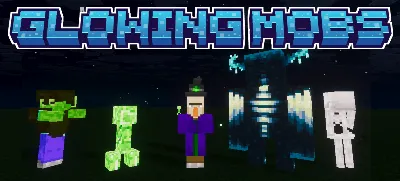 Glowing Mobs – Addon / Texture Pack thumbnail