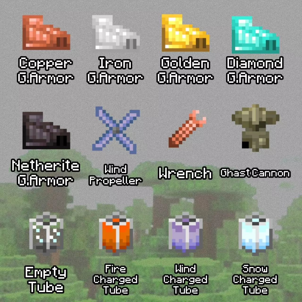 Armored Ghast Mod / Addon screenshot