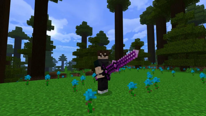 Weapons from Minecraft Dungeons Addon screenshot