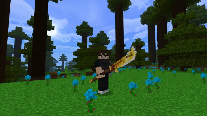 Weapons from Minecraft Dungeons Addon screenshot